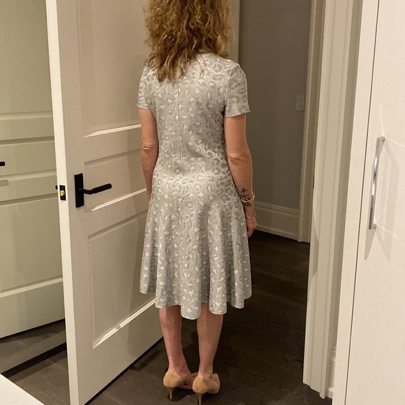 St. John silver leopard print dress - Picture 3 of 4